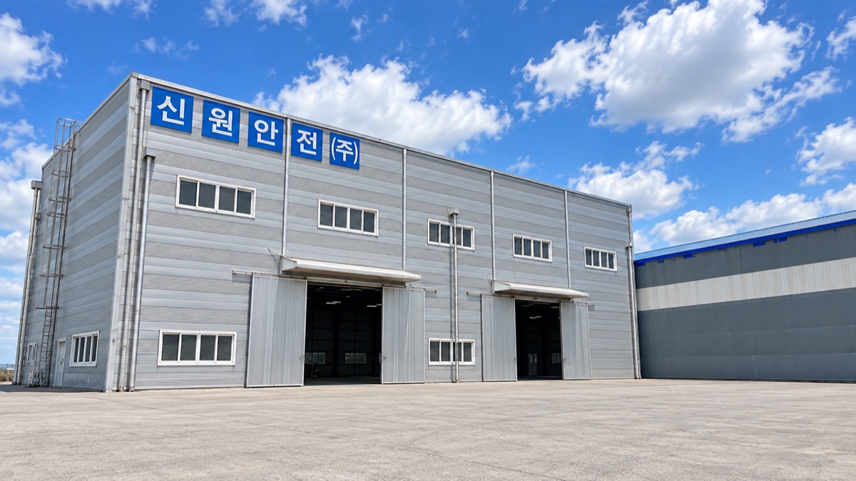 신원안전 이천공장 전경